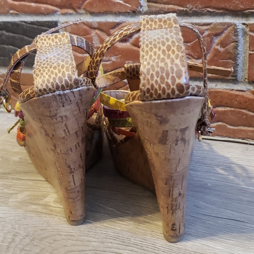 Fun Multi Colored Wedges - Picture 3 of 6